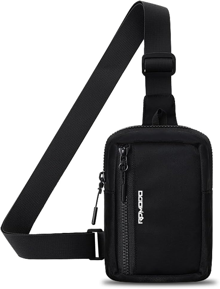 Small Sling Bag for Women Men Chest Bag Water Resistance Mini Crossbody Bag Adjustable Strap Lightweight Shoulder Bag