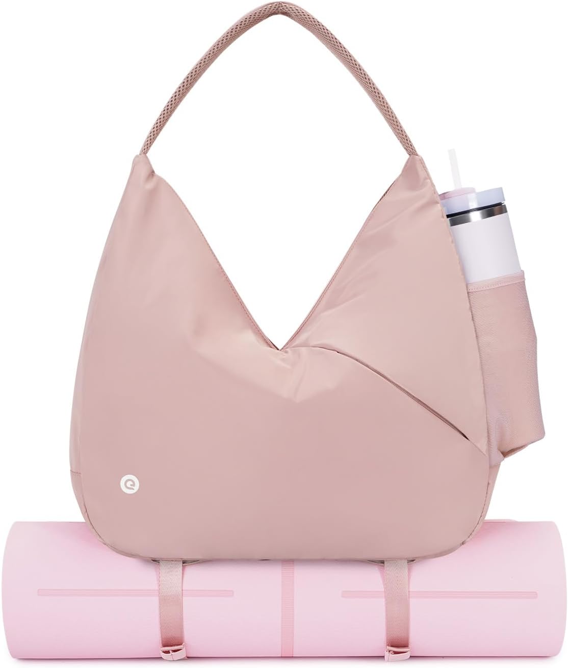 Ceneda Large Gym Bag for Women with Hidden Yoga Mat Holder & Shoe Compartment & Wet Pocket, Sports Duffle Bag for Travel