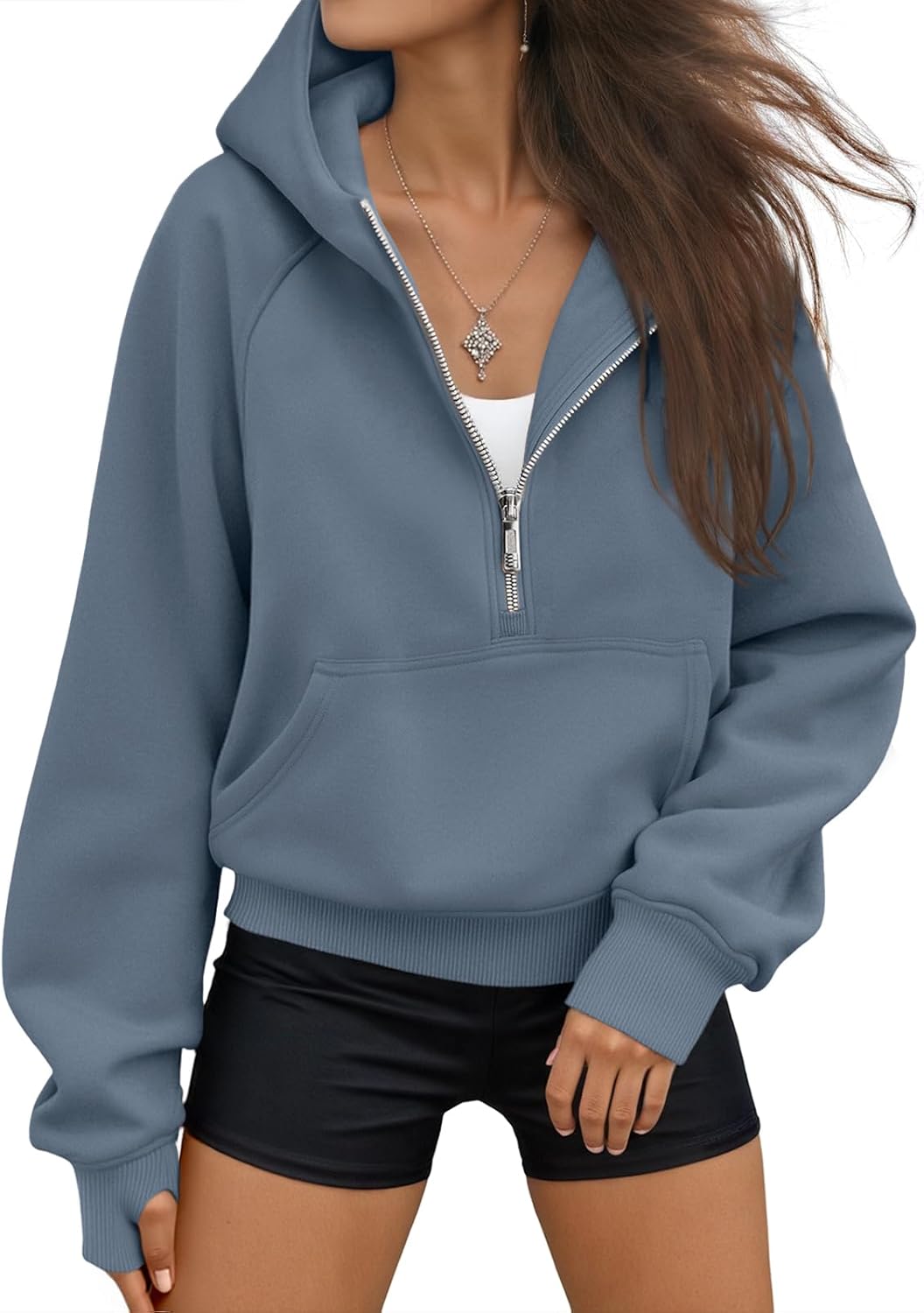 AUTOMET Womens Hoodies Fleece Fall Fashion Outfits Workout Sweatshirts Y2k Winter Zip Up Jackets Oversized Tops Clothes 2026