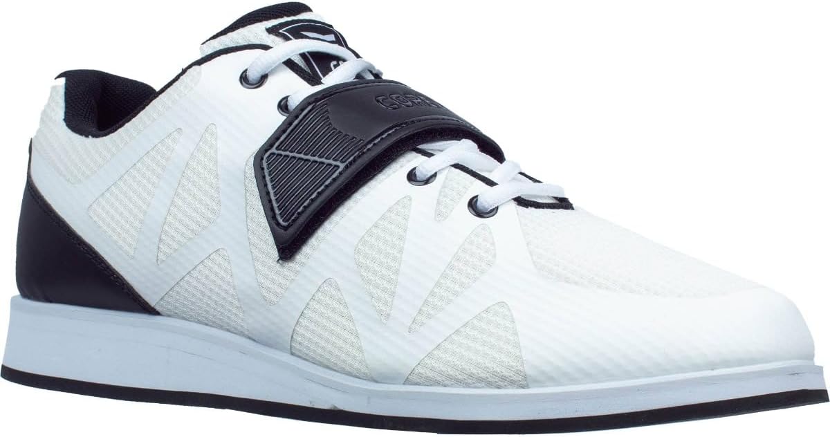 CORE Weightlifting Shoes – Squat Shoes for Powerlifting, Deadlifting, Crosstraining, Olympic Lifting and Gym – Men and Women – Strap and Lace-Up Design with Non-Slip Sole & 0.67″ Heel