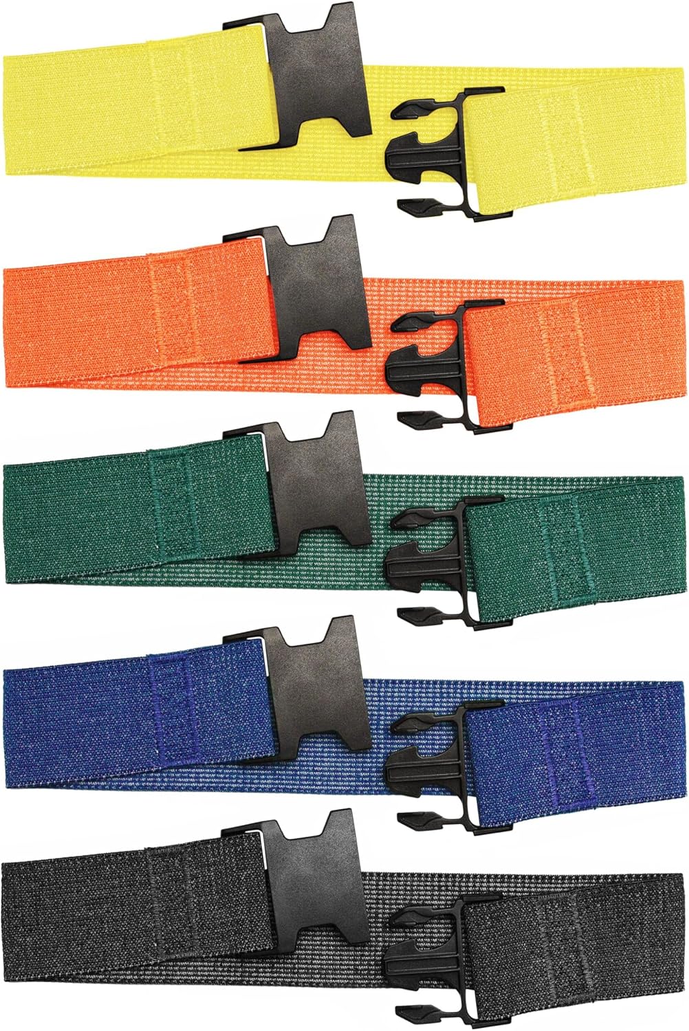 Tribe Lifting Fabric Resistance Bands for Working Out – 5 Exercise Bands Set for Legs and Glutes – Booty Bands for Women and Men – Thick Cloth Workout Bands for Physical Therapy, Hip Training