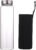 sunkey Glass Water Bottle 32 oz High Borosilicate with Neoprene Sleeve Leak Proof Lid Reusable Eco Friendly Bpa Free