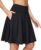 IUGA 20″ Knee Length Skorts Skirts for Women with Pockets Tennis Skirt High Waisted Golf Skirts for Women Casual Athletic