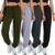 Oakgarden 4 Pack Women’s Lounge Joggers High Waisted Sweatpants with Pockets Comfy Drawstring Casual Workout Yoga Pants