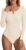 PRETTYGARDEN Long Sleeve Bodysuits for Women 2026 Ribbed Knit Henley Button Up Slim Fitted Basic Tops Winter Fashion Clothing (Beige,X-Large)