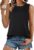 JOELLYUS Womens Tank Tops Summer Casual Crew Neck Sleeveless Top Loose Fit Basic Tunic Shirts 2026