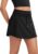 ODODOS Women’s Drawstring Tie Skirts Built-in Shorts Athletic Golf Tennis Skorts with Ball Pocket