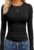 TNNZEET Long Sleeve Shirts for Women Basic Soft Tees Fashion Crop Tops Fall Spring Y2K Tight Clothes for Casual Workout 2026