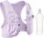 Zelvot Running Vest for Women Men, USA Original Patent, Adjustable Chest Straps Running Hydration Vest with 500ml Soft Flask, Lightweight Reflective Hydration Backpack for Marathon